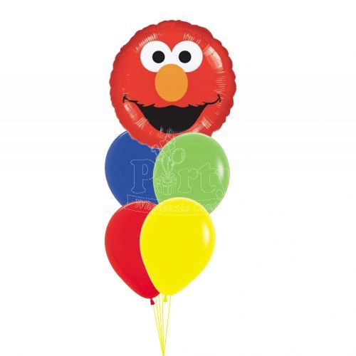 Sesame Street Elmo Face Helium Balloon Bouquet