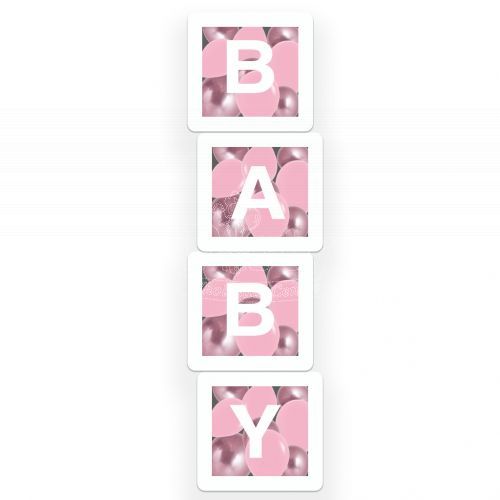 BABY Pink Fun Balloon Box Party Wholesale