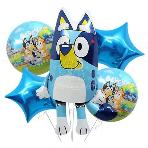 Bluey Puppy Adventure helium Balloon party