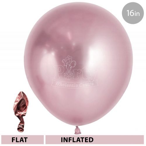 Chrome Light Pink Latex Balloon Party Wholesale