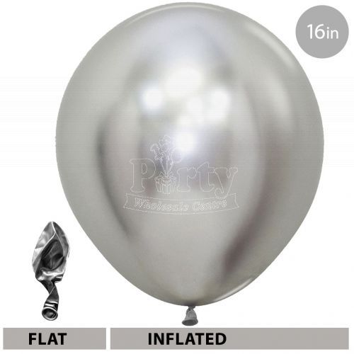 Jumbo Chrome Silver Latex Balloon Party Wholesale