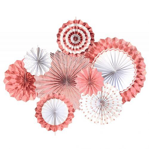 Rose Gold Party Fan Party Wholesale Singapore