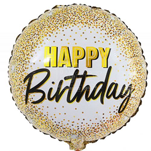 Happy Birthday Gold Confetti Balloon Party Wholesale