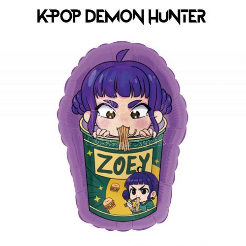 KPOP Demon Hunter Zoey Balloon