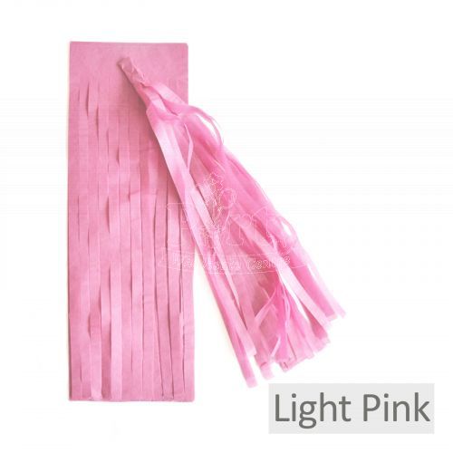 Light Pink Tissue Garland $1