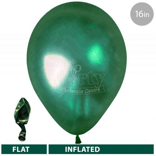 Metallic Green Latex Balloon 16inch