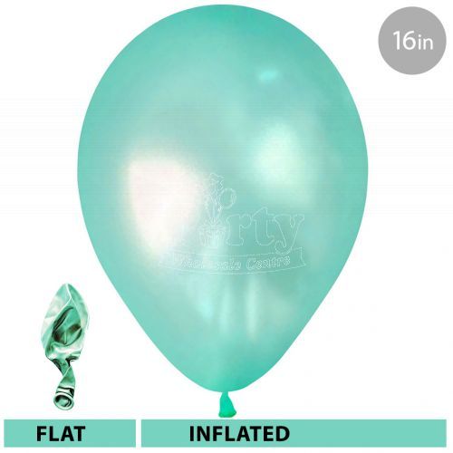 Metallic Mint Green Latex Balloon Party Wholesale