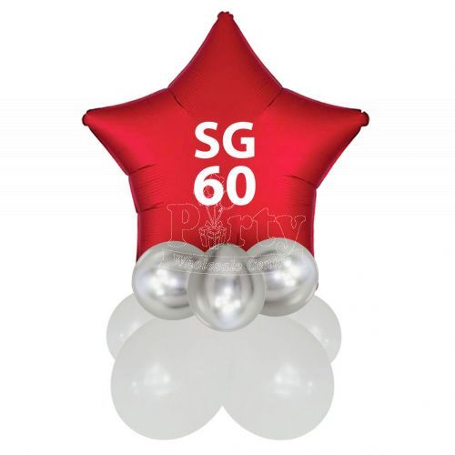 SG60 National Day Balloon Display