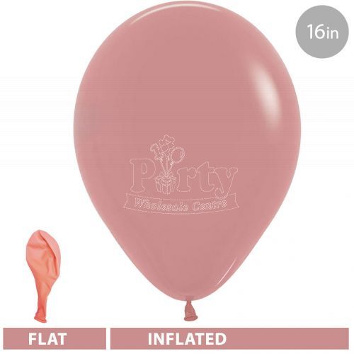 Rosewood Helium Latex Balloon Party Wholesale 16inch