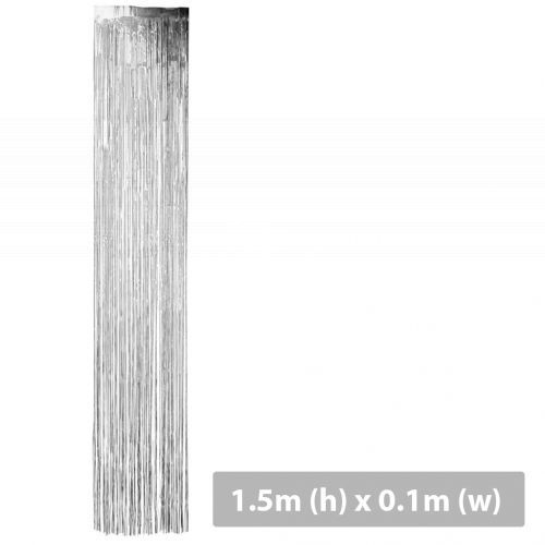Silver Tinsel Backdrop SALE