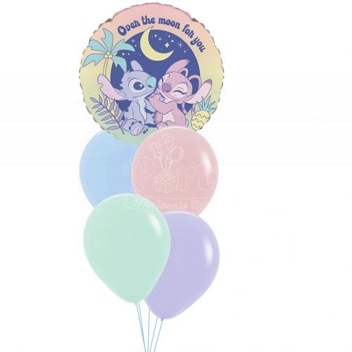 Stitch Angel Lover Helium Balloon Bouquet Party Wholesale