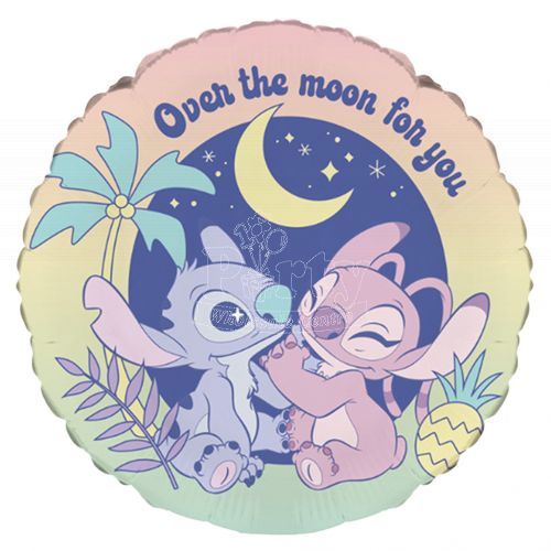 Stitch Angel Over The Moon For You balloon