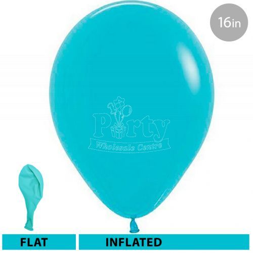 Turquoise Latex Balloon 16inch Party Wholesale