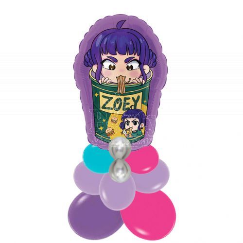 Zoey Demon Hunter Balloon Column