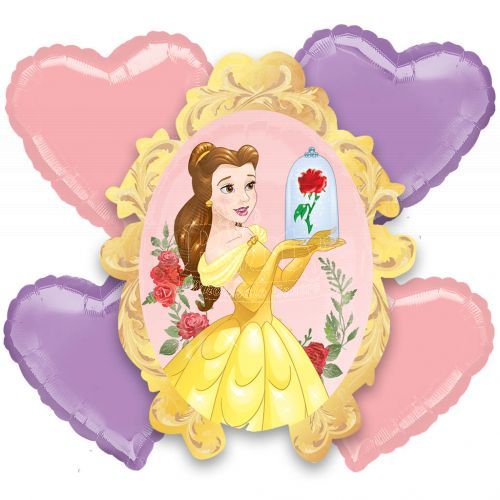Princess Belle Beauty and the Beast Mirror Balloon Bouquet