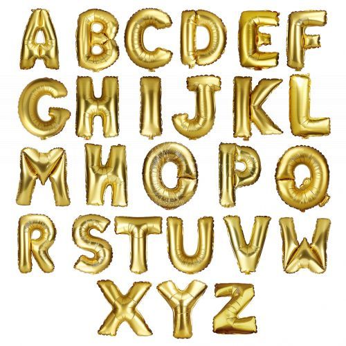 Mini Gold Letter Balloon Party Wholesale