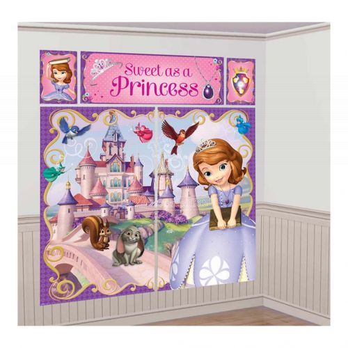 Sofia The First Disney Princess Happy Birthday Scene Setter Banner
