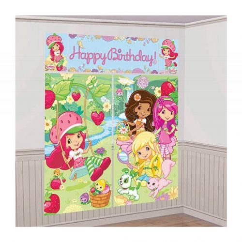 Strawberry Shortcake Birthday Scene Setter Banner