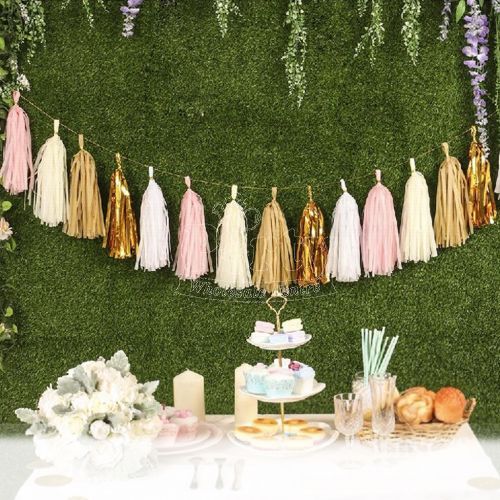 Tassel Garland Creme Pink Ideas