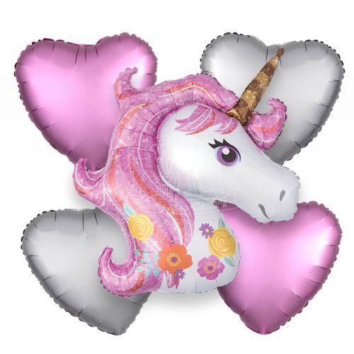 Unicorn Pink Magical Balloon Bouquet Party Wholesale