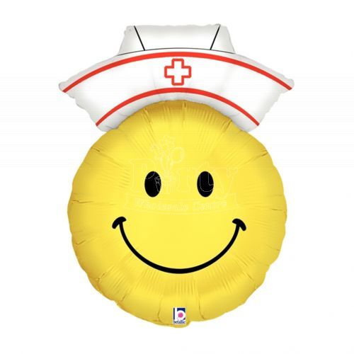 Nurse's Day Smiley Nurse Foil Balloon