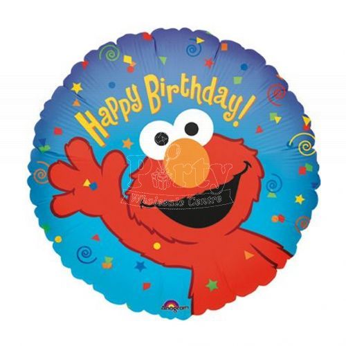 Sesame Street Elmo Happy Birthday Foil Balloon 18In