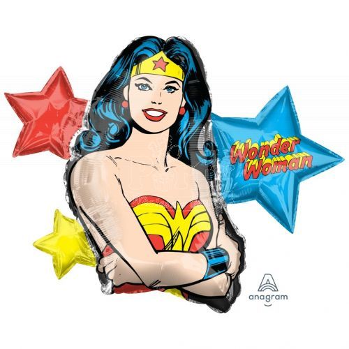 Wonder Woman Superheroes Foil Balloon