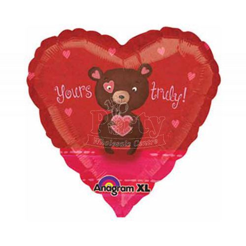 Yours Truely Bear Balloon