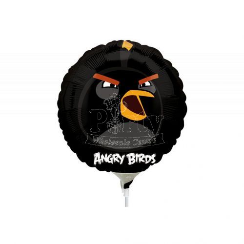 Angry Birds Black Bird Airfilled Foil Balloon