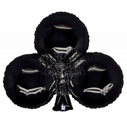 Casino Super Shape Club Foil Balloon