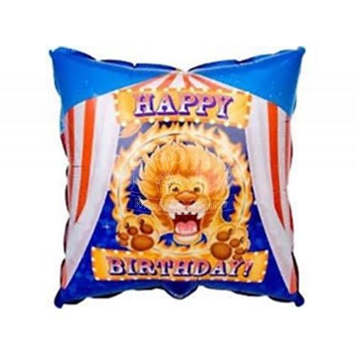 Lion Zoo CIRCUS LION Ring Of Fire Foil Balloon