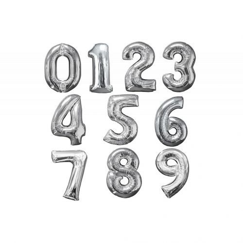 Mini Number Foil Balloon