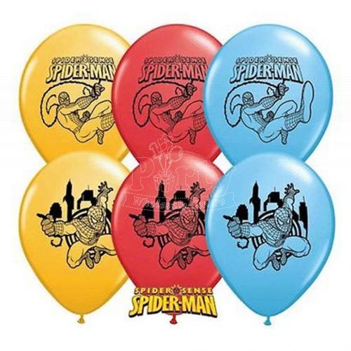 Spiderman Superhero Latex Balloon