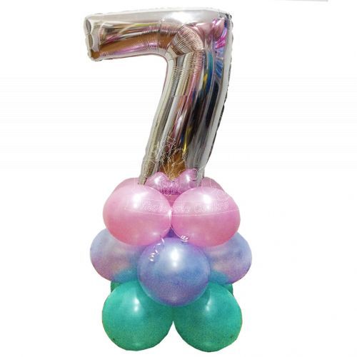 Number Balloon Column 3 Layer