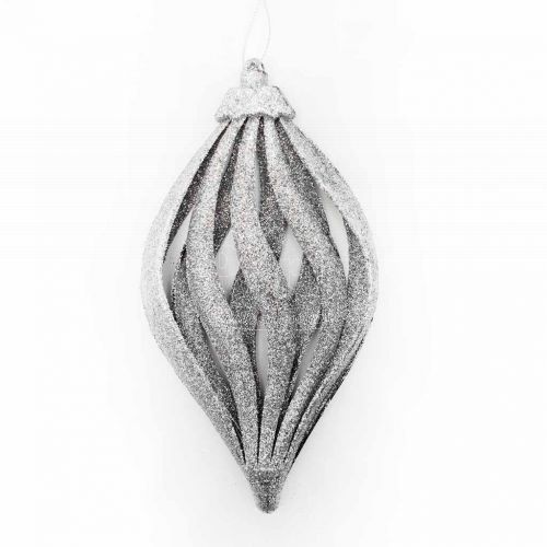 Silver Christmas Tree Ornament Decoration