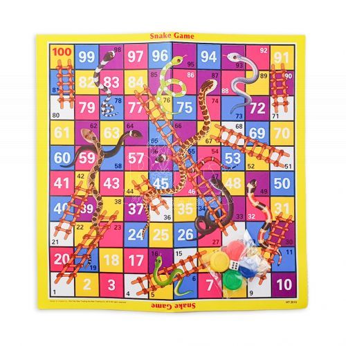 Snakes and Ladders Party Retro Game Favour
