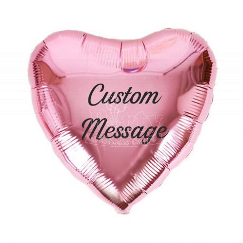 Customized Pink Helium Balloon Singapore