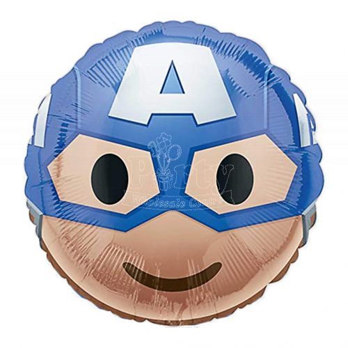 Captain America Emoji Foil Balloon 18inch