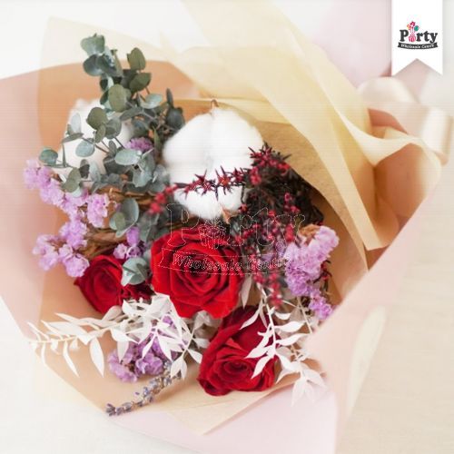 Red Roses Flower Bouquet Party Wholesale Singapore