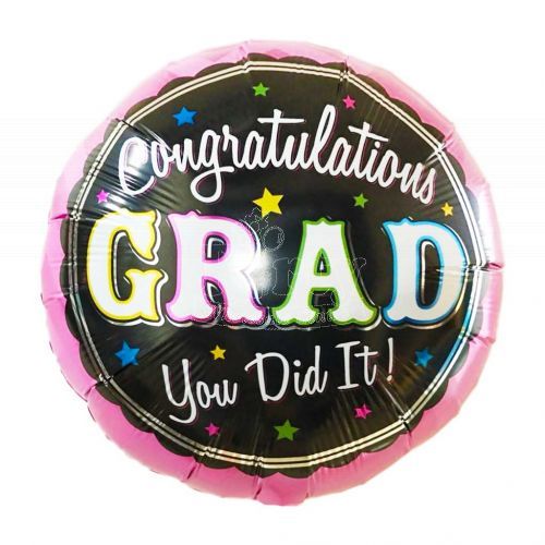 Congratulations You Did it Graduation Foil Balloon