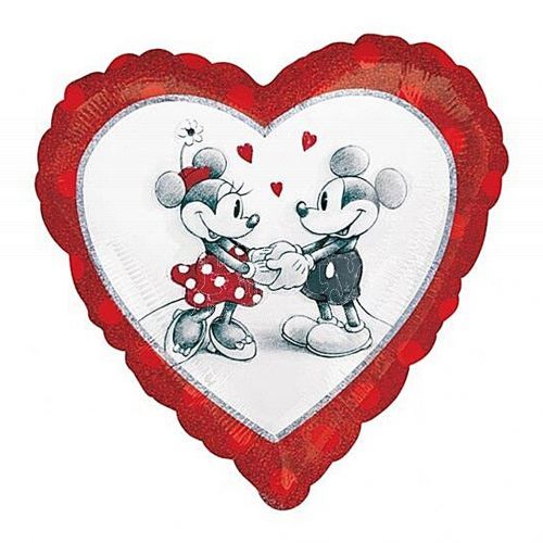 Mickey Minnie Love Heart Foil Balloon Singapore