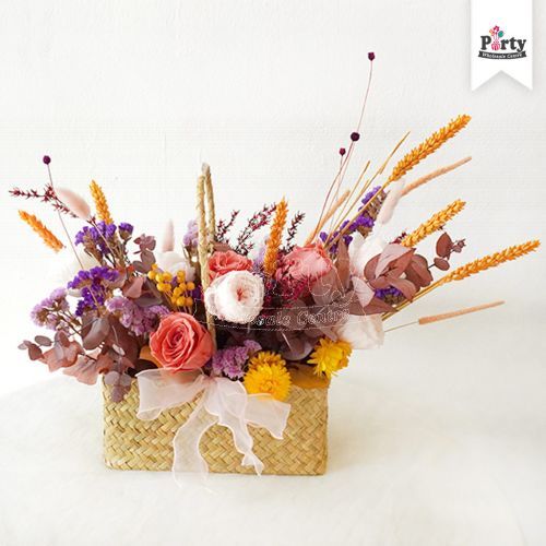 Field Of Love Flower Basket