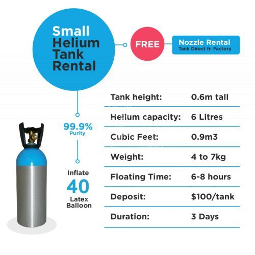 Helium Balloon Gas Rental Singapore Party Wholesale