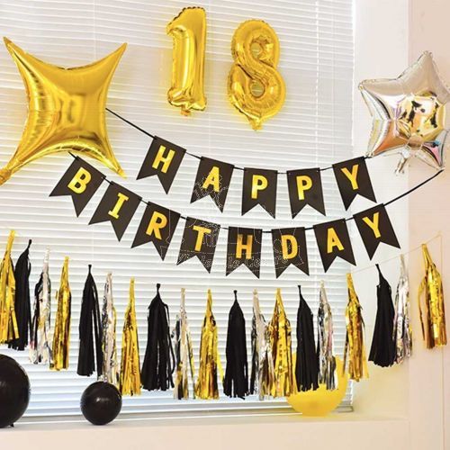 Gatsby Gold Birthday Party Supplies Decoration Singapore