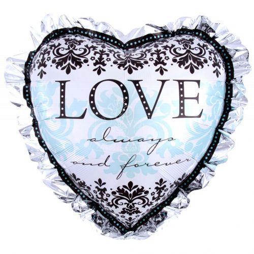 Love Always And Forever Heart Foil Balloon