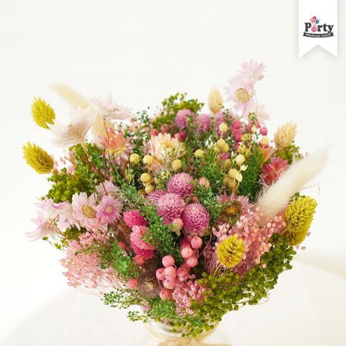 Fair Meadow Glass Bottle Flower