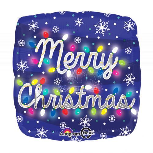 Merry Christmas Lights Helium Balloon Party Wholesale