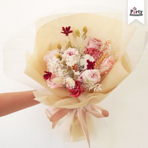 Preserved Rose Flower Bouquet Party Wholesale Singapore