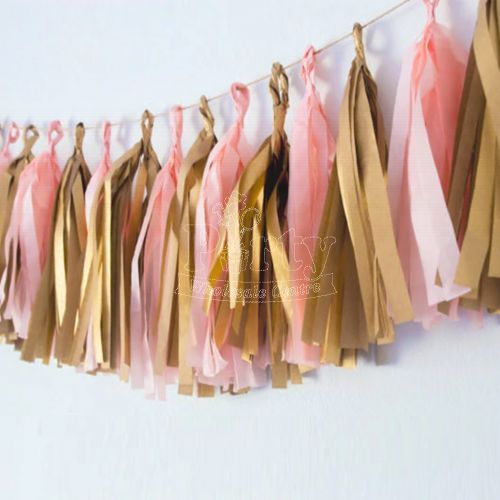 Rosewood Pink Tassel Garland Party Wholesale Singapore