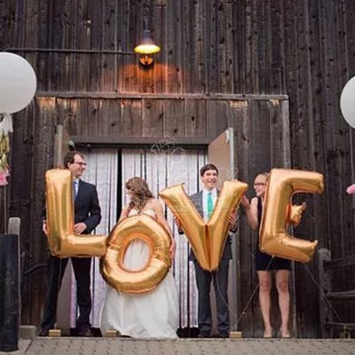 Wedding Letter Balloons Ideas